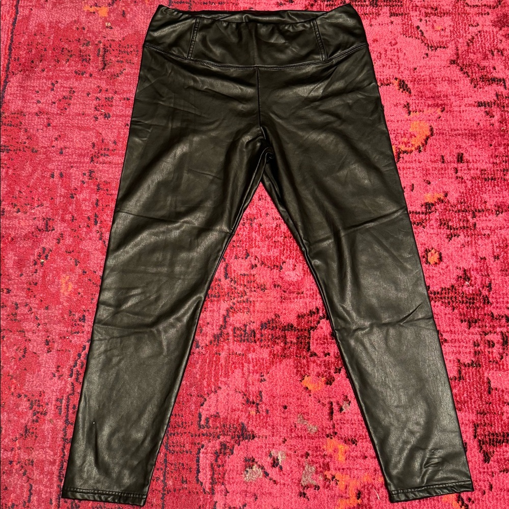 Bagatelle Faux-Leather Leggings (XL)
